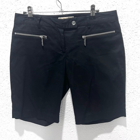 MICHAEL Michael Kors Black Bermuda Shorts 9” inseam with Tailored Fit size 4 - Picture 3 of 7